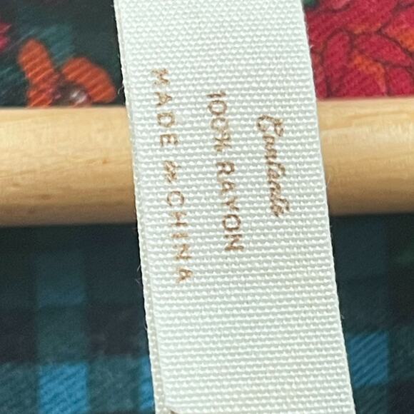 Matilda Jane Fa La La Floral Gingham Shirt Dress Long Sleeve Button Down - Picture 9 of 12